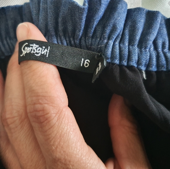 Sportsgirl Chambray Shift dress size 16 - Picture 2 of 5